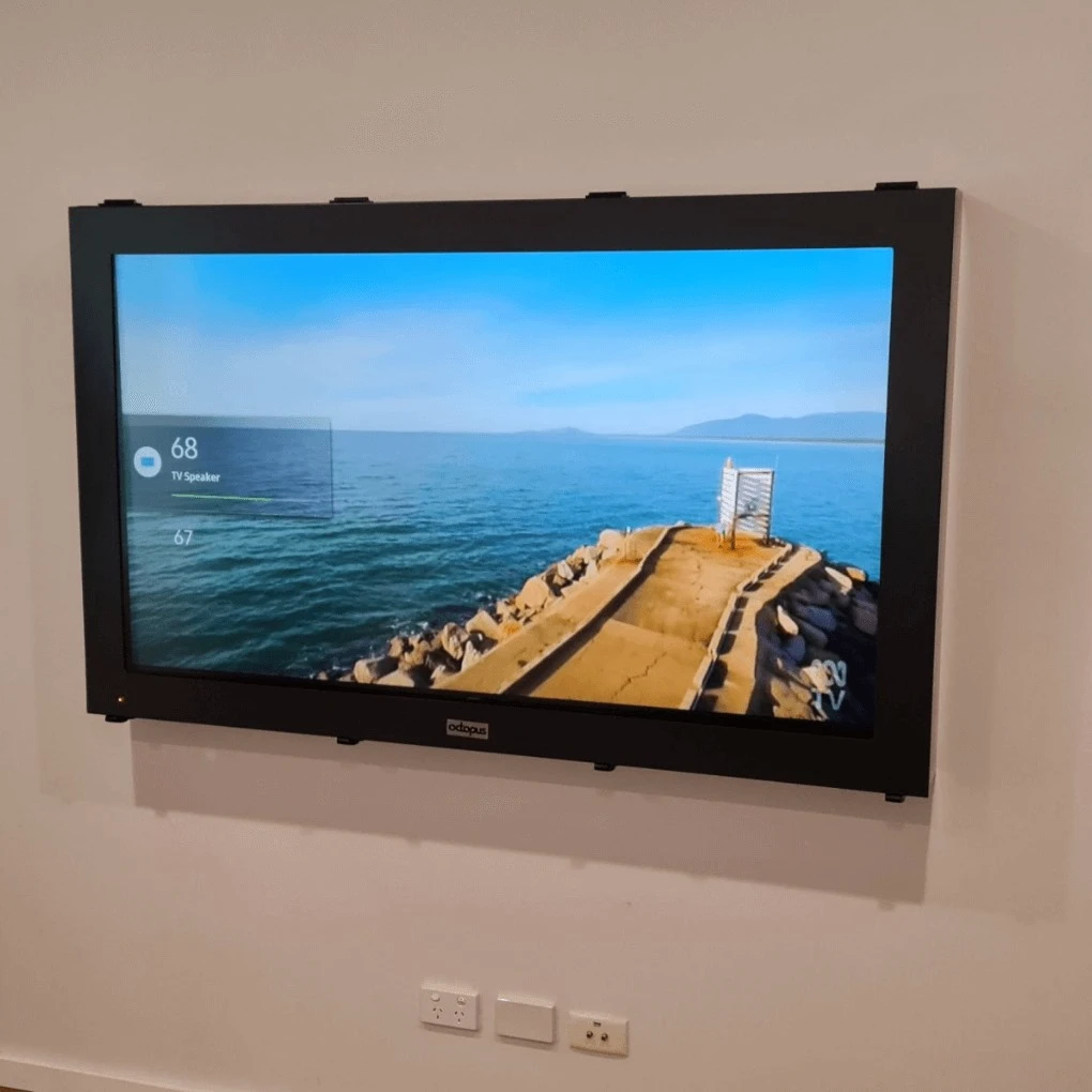 Outdoor tv enclosure